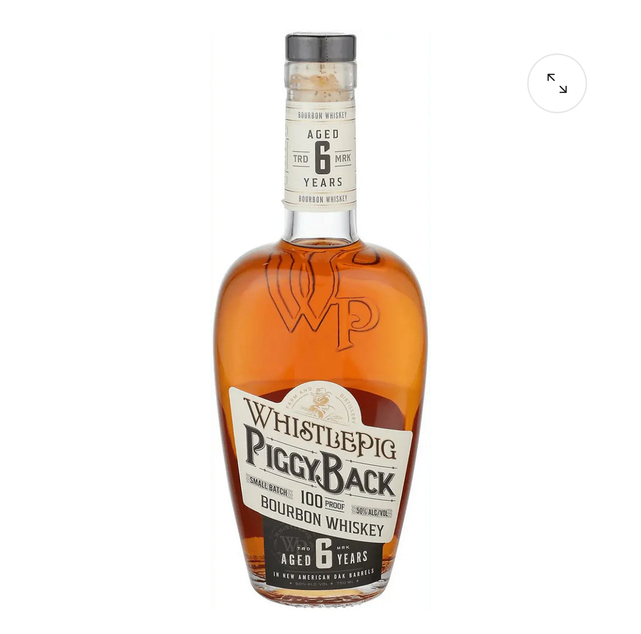 Whistlepig Bourbon Piggyback In New American Oak Barrels 6 Yr 100