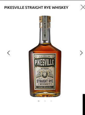 Pikesville Straight Rye Whiskey 110