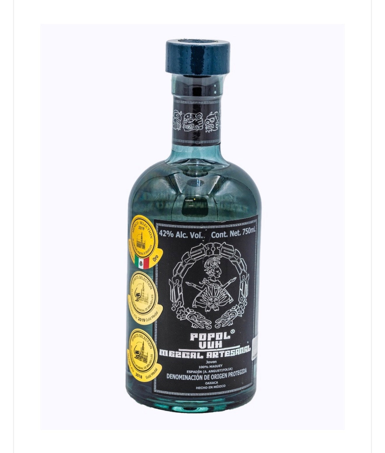 Mezcal Joven Popol Uuh Joven Espadin 750ml