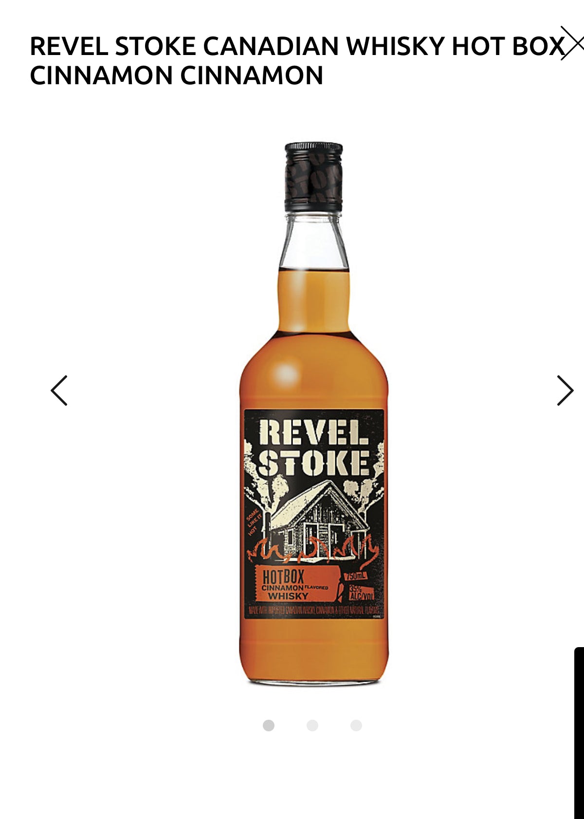 Revel Stoke Cinnamon Flavored Whisky Hot Box 70