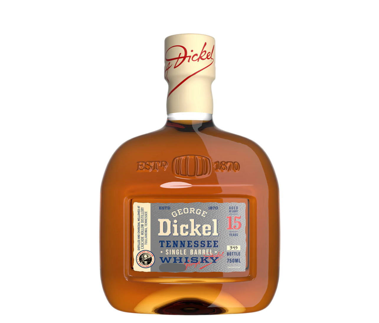 George Dickel 15 Year Tennessee Whiskey – Single Barrel 96.2 Proof