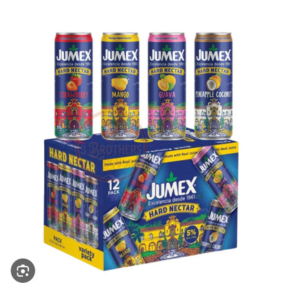 Jumex Hard Nectar Juice 12Pk Variety Pack Cans (2024 Release)