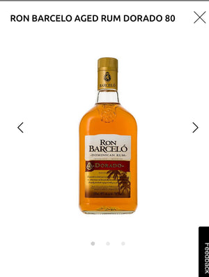 Ron Barcelo Aged Rum Dorado 80