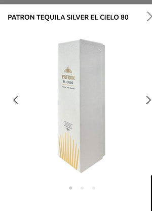 Patron Tequila Silver El Cielo 80