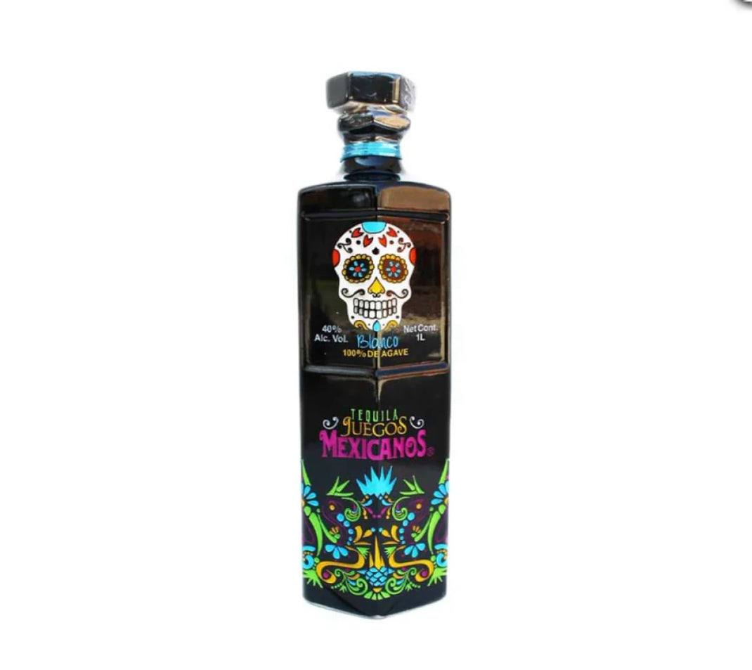 JUEGOS MEXICANOS TEQUILA BLANCO 1LT