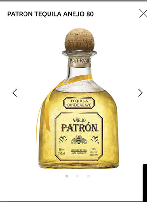 Patron Tequila Anejo 80