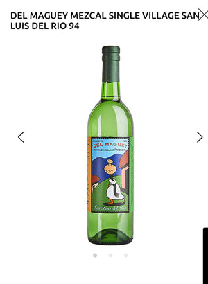 Del Maguey Mezcal Single Village San Luis Del Rio 94