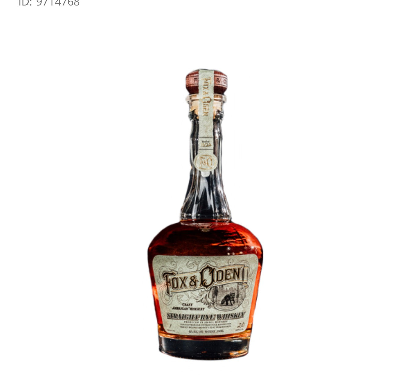 Fox & Oden Whiskey Rye 750ML