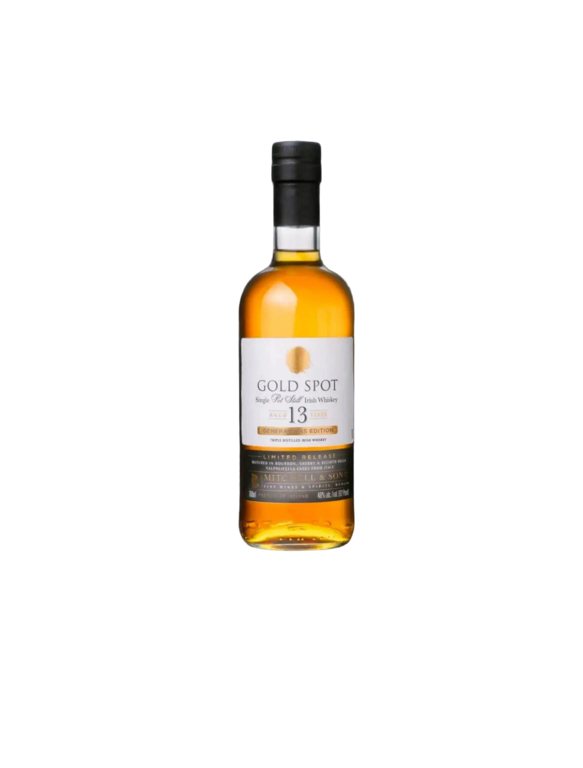 Gold Spot Single Pot Still Irish Whiskey Generations Edition 13 Yr 92