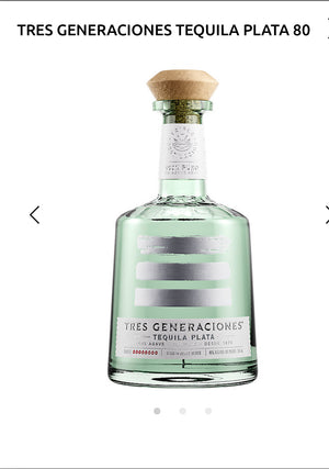 Tres Generaciones Tequila Plata 80