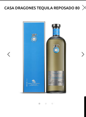 Casa Dragones Tequila Reposado 80 W/ Box 1.75ml