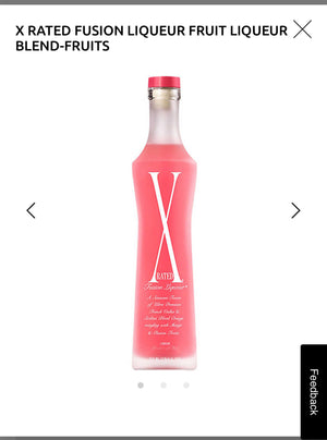 X Rated Fusion Liqueur 34