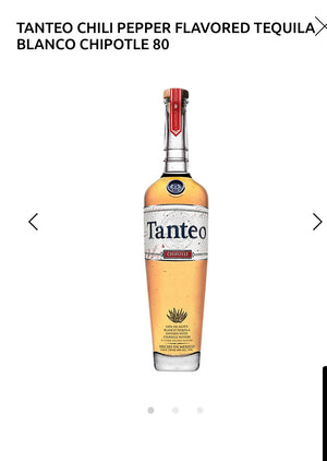 Tanteo Tequila Blanco Chipotle 80