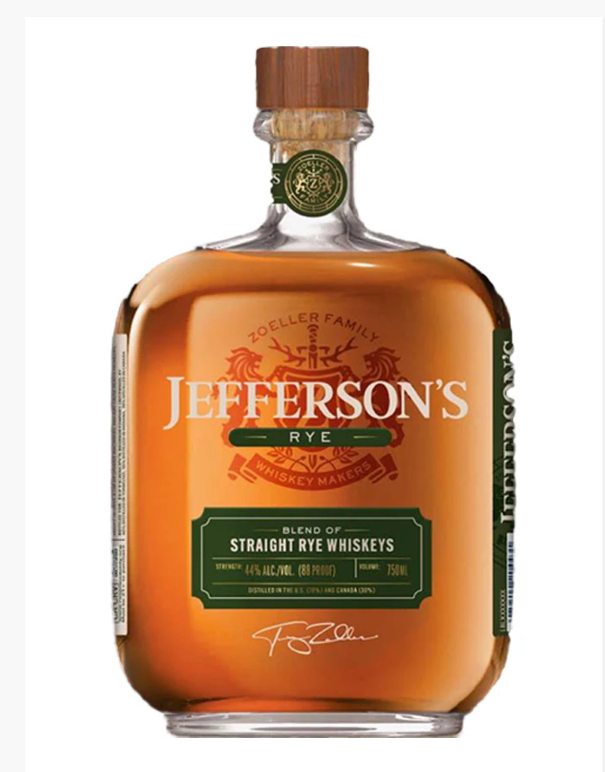 Jefferson's Rye Whiskey 88