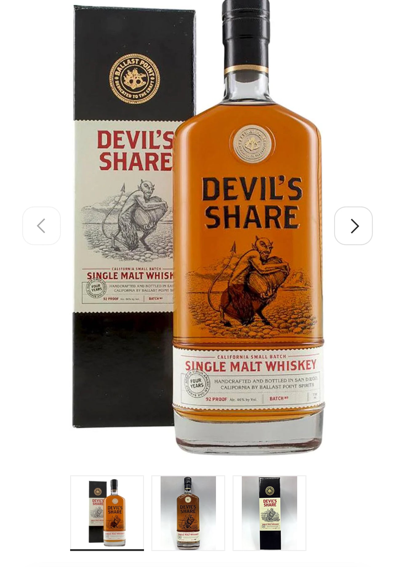 Ballast Point Batch No 4 Devil's Share Whiskey