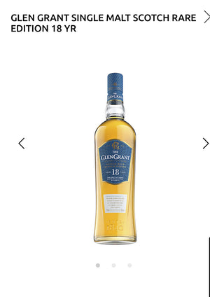 Glen Grant Single Malt Scotch Rare Edition 18 Yr 86