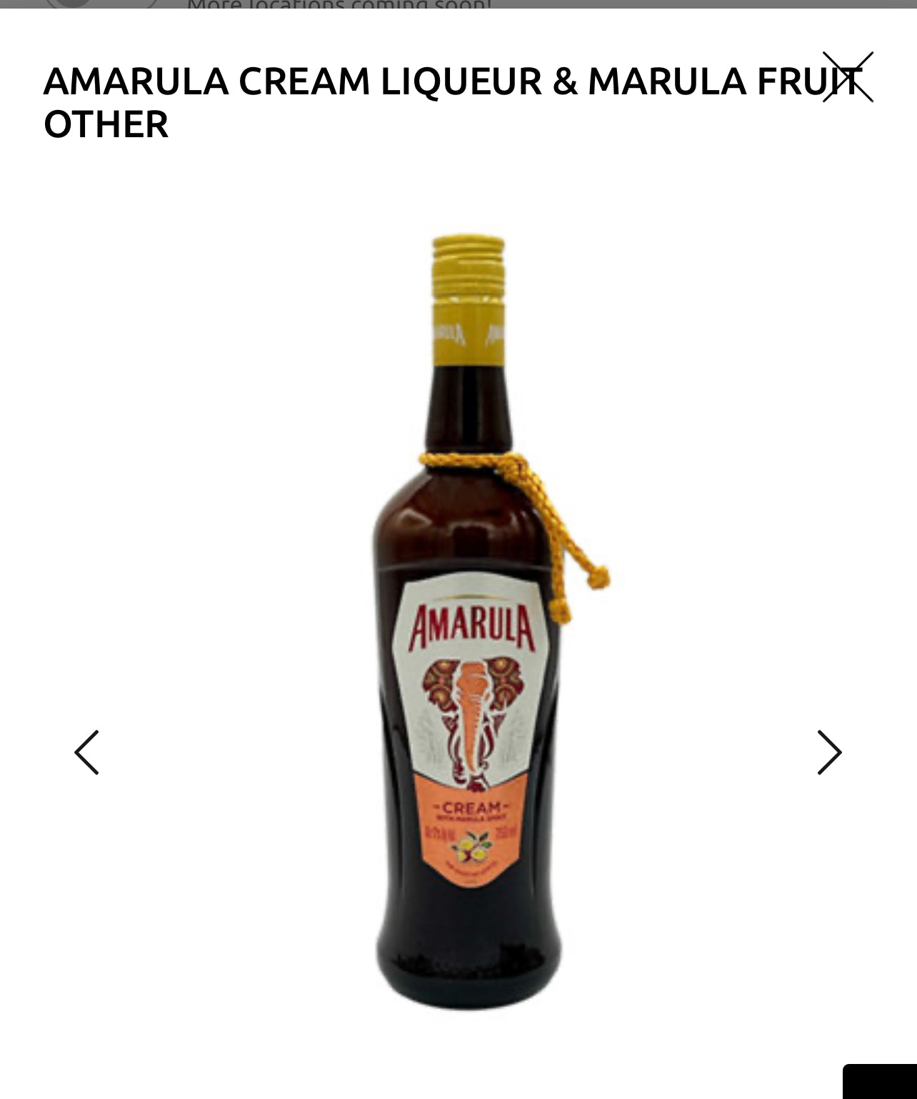 Amarula Cream Liqueur & Marula Fruit 34