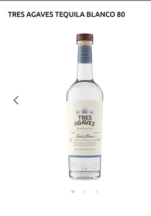 Tres Agaves Tequila Blanco 80 1L