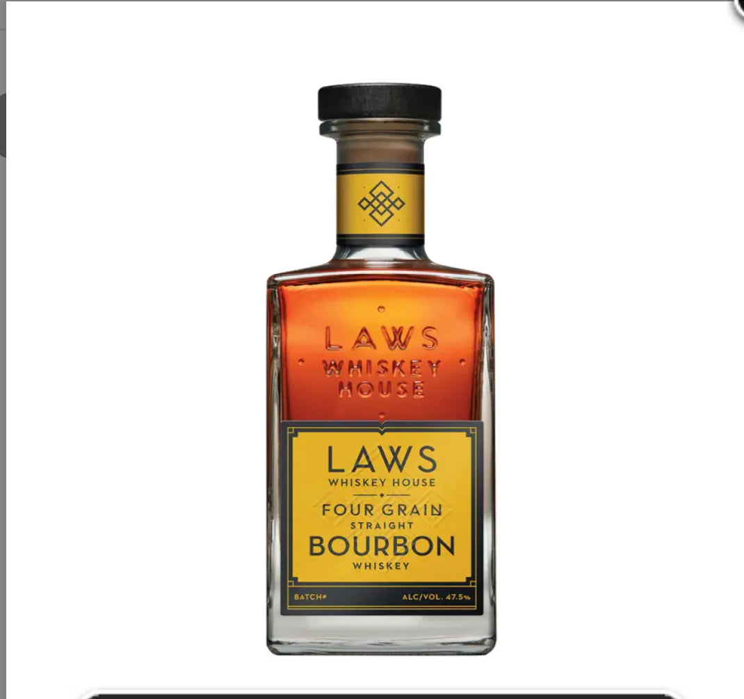 LAWS FOUR GRAIN BOURBON WHISKY 750ML