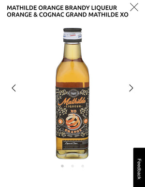Mathilde Orange & Cognac Liqueur Grand Mathilde Xo 80 375 ml