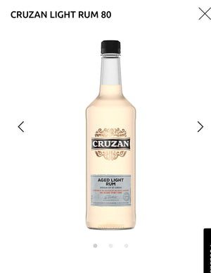 Cruzan Light Rum 80 1L