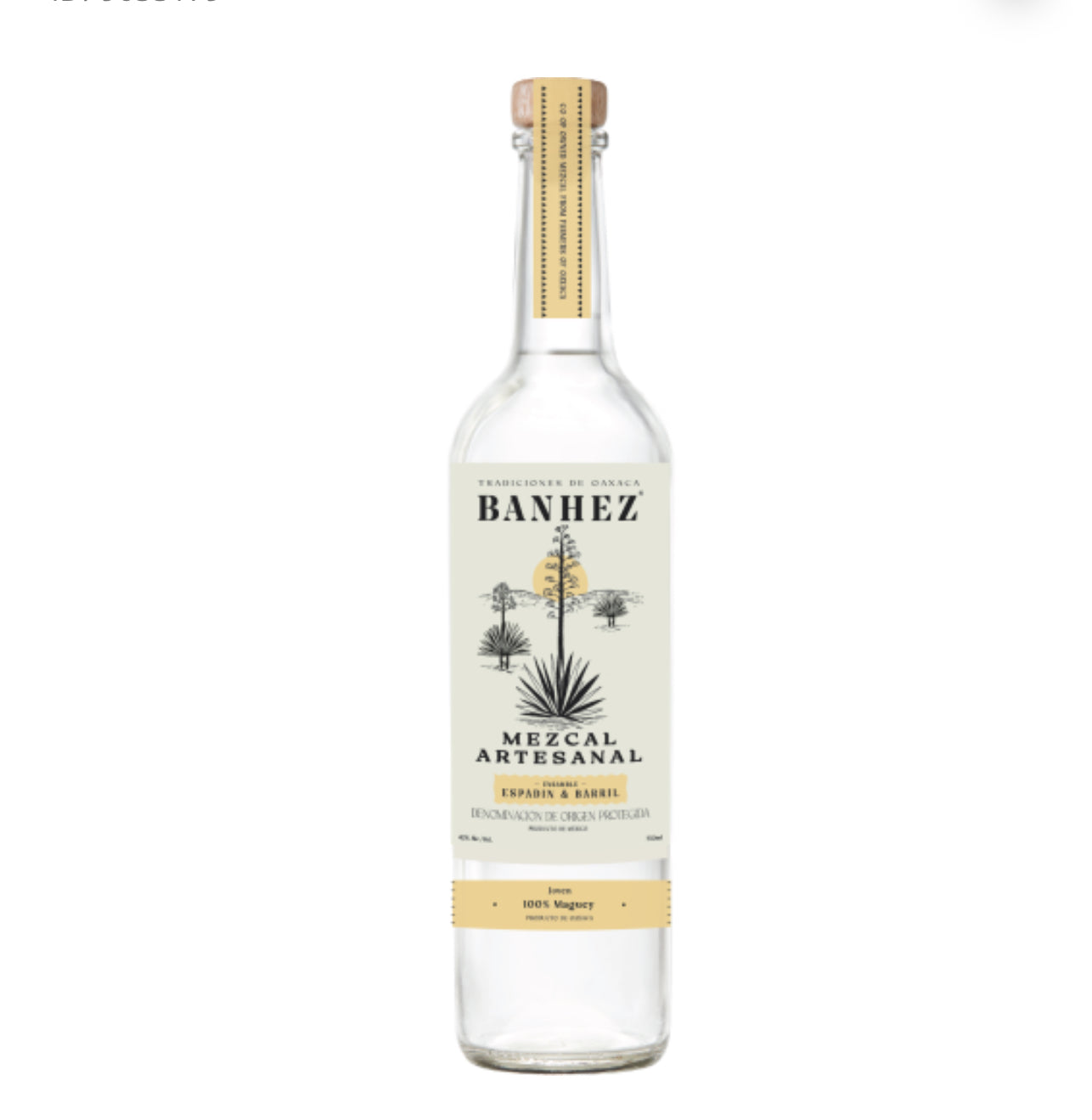 Banhez Mezcal 90/10 Single Barrel 1L