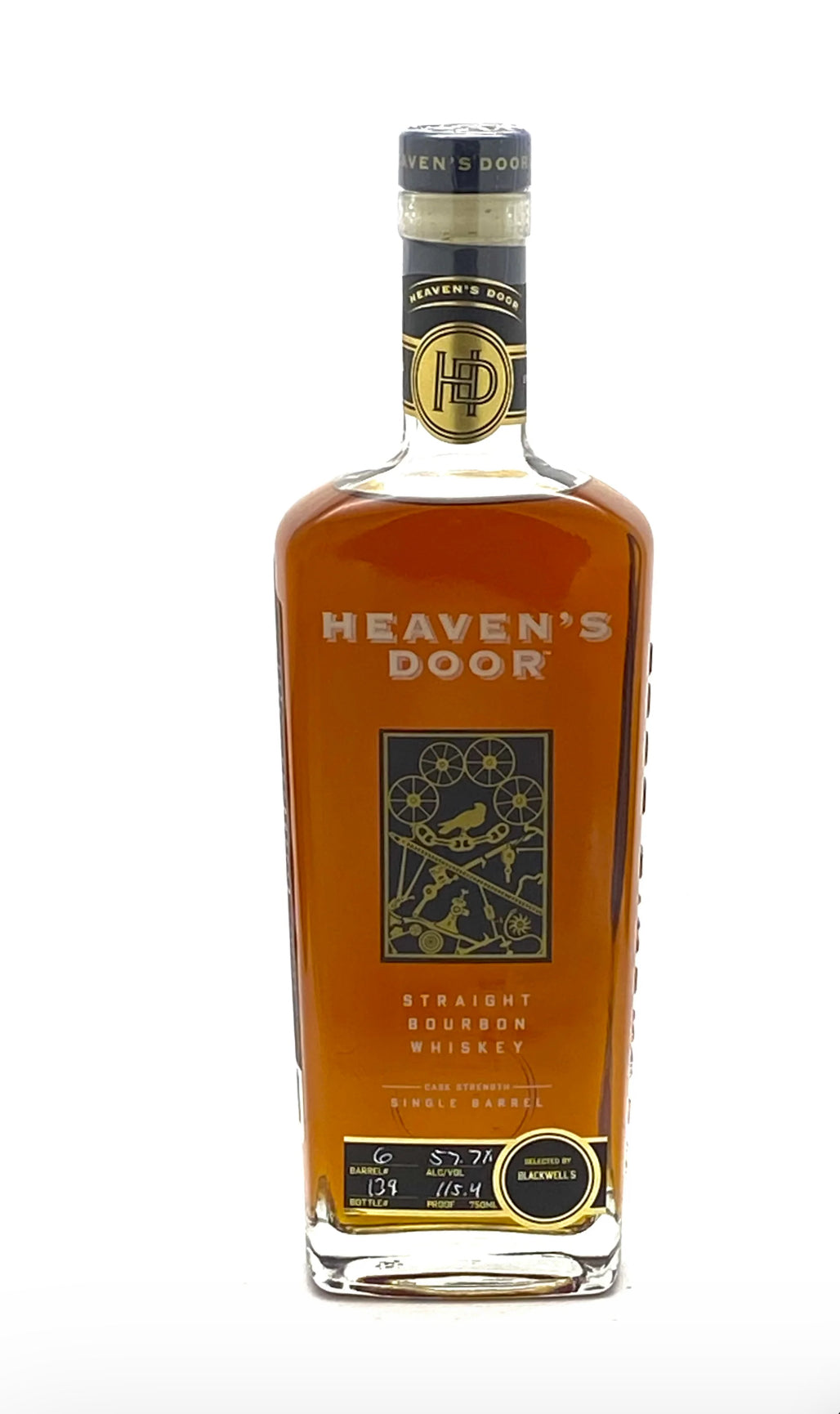 Heaven's Door Straight Bourbon Single Barrel Select Cask Strength 124.3
