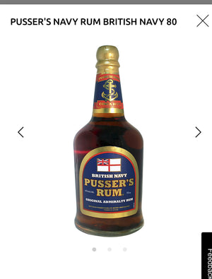 Pusser's Navy Rum British Navy 84