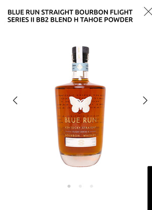 Blue Run Straight Bourbon Flight Series Ii Bb2 Blend H Tahoe Powder 116