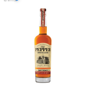 Old Pepper Bourbon Bottle Bond 6B 750ML