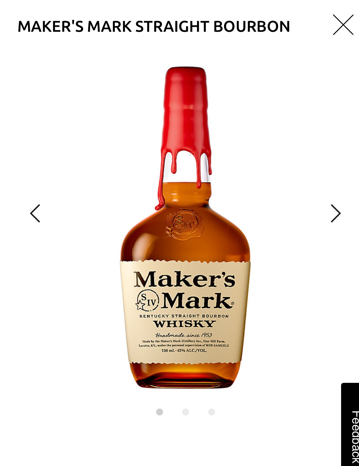 Maker's Mark Straight Bourbon 90