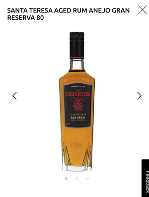 Santa Teresa Aged Rum Anejo Gran Reserva
