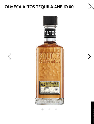 Olmeca Altos Tequila Anejo 80