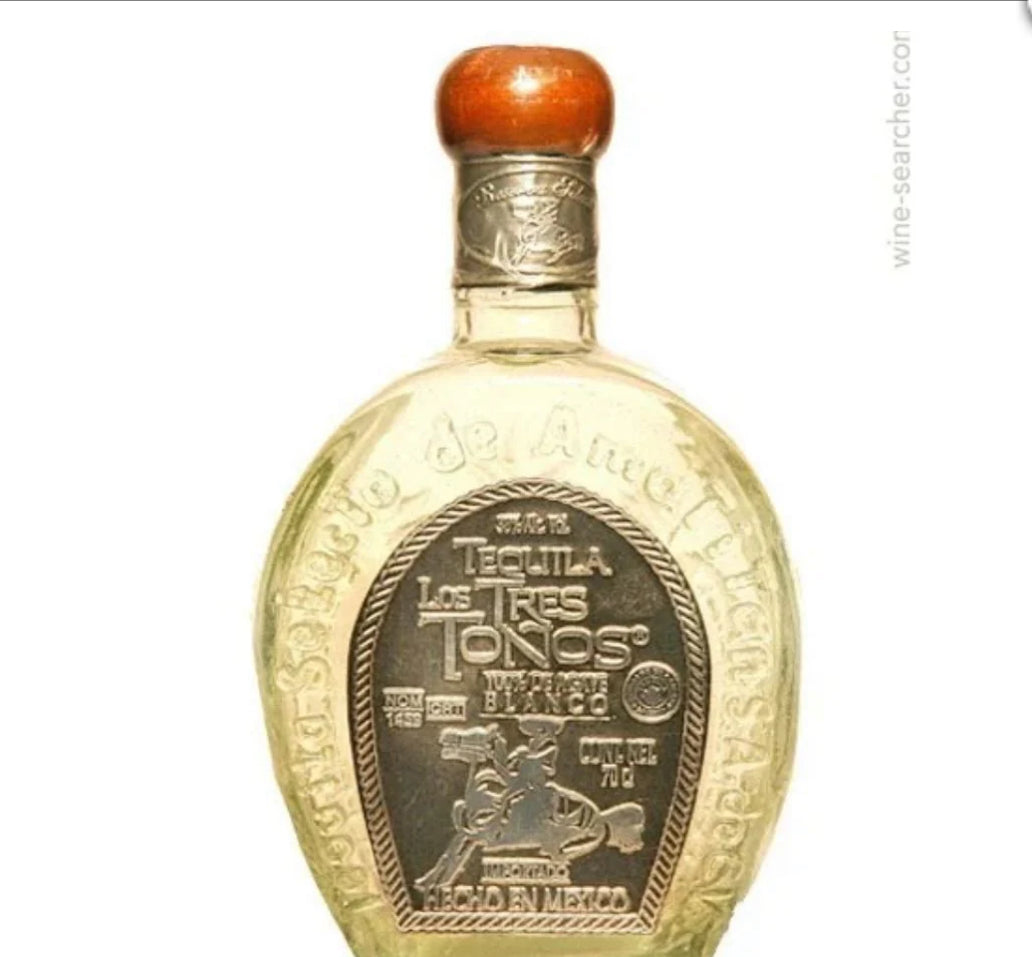 LOS TRES TONOS TEQUILA PLATA 750ML