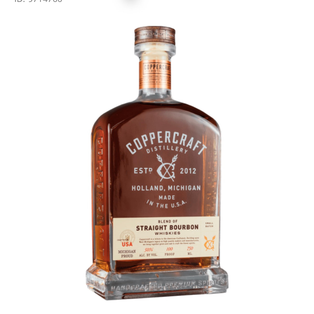 Coppercraft Whiskey Bourbon Straight Blend 750ML
