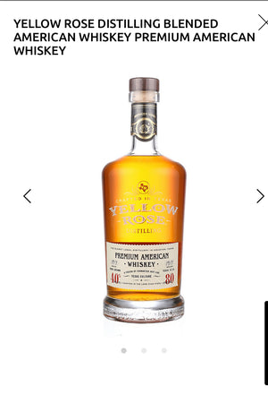 Yellow Rose Distilling Premium American Whiskey 80