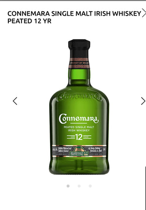 Connemara Single Malt Irish Whiskey Peated 12 Yr 80