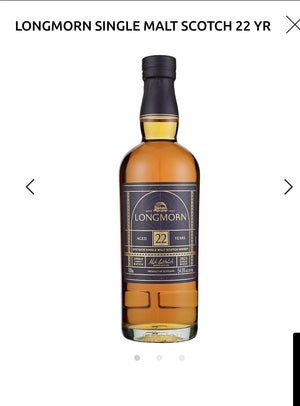 Longmorn Single Malt Scotch 22 Yr 109