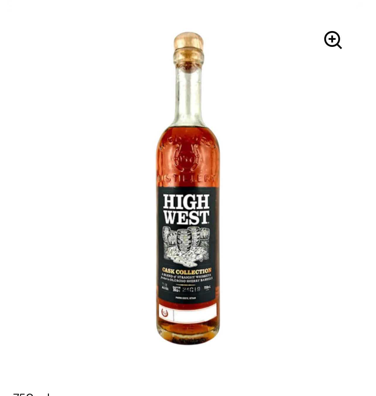 High West Straight Whiskey Cask Collection Oloroso Sherry Barrels 100