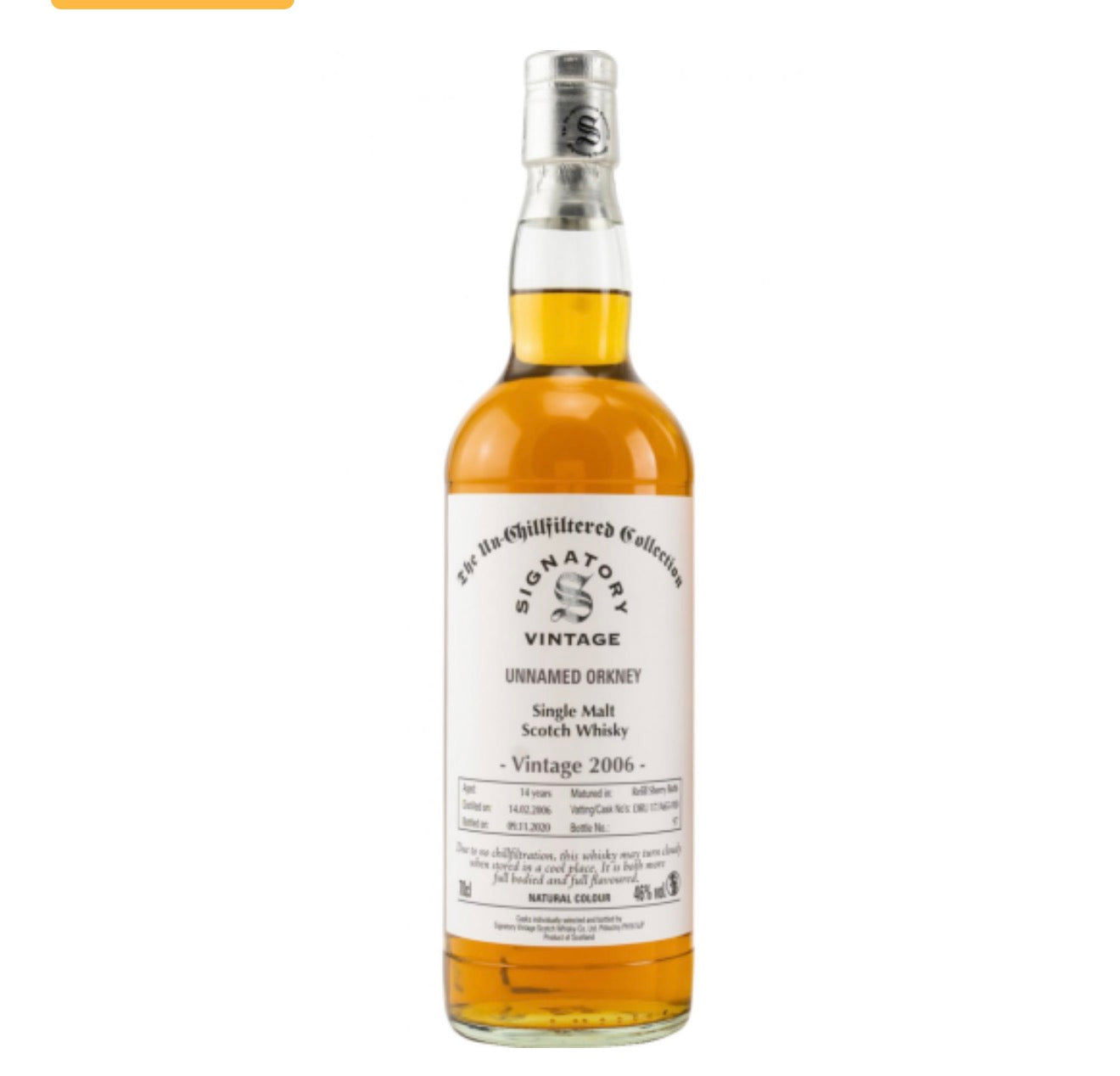Signatory Unnamed Orkney Higpk 6B 750ML