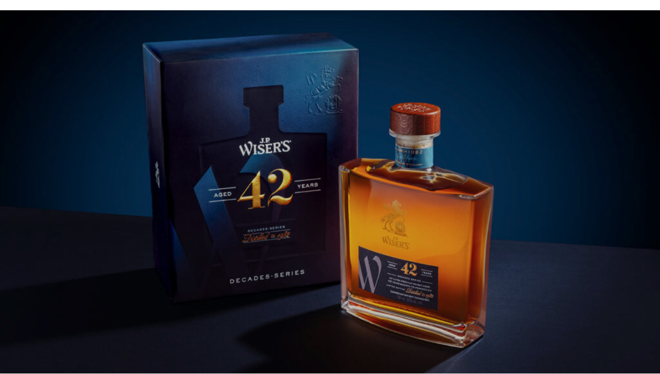 J.p. Wiser's Canadian Whisky Decades Series Limited Edition 42 Yr 104