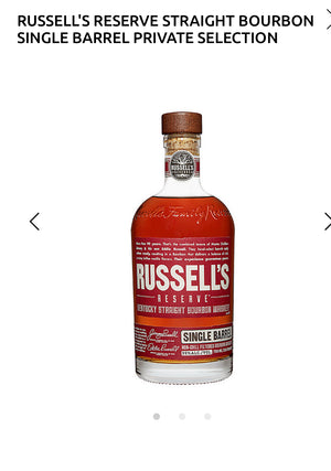Russell's Reserve Straight Bourbon Single Barrel Private Selection 110