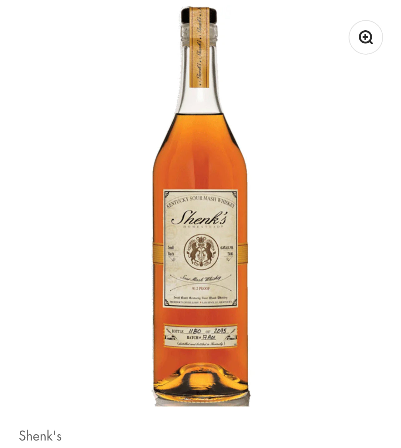 SHENK'S HOMESTEAD 2023 SOUR MASH WHISKEY
