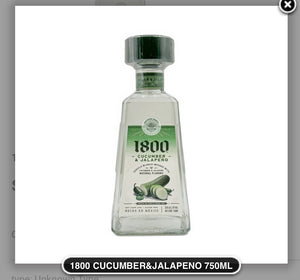 1800 CUCUMBER&JALAPENO 750ML