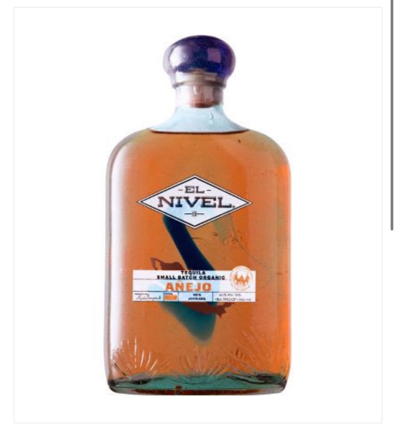 El Nivel Tequila Anejo 750ml
