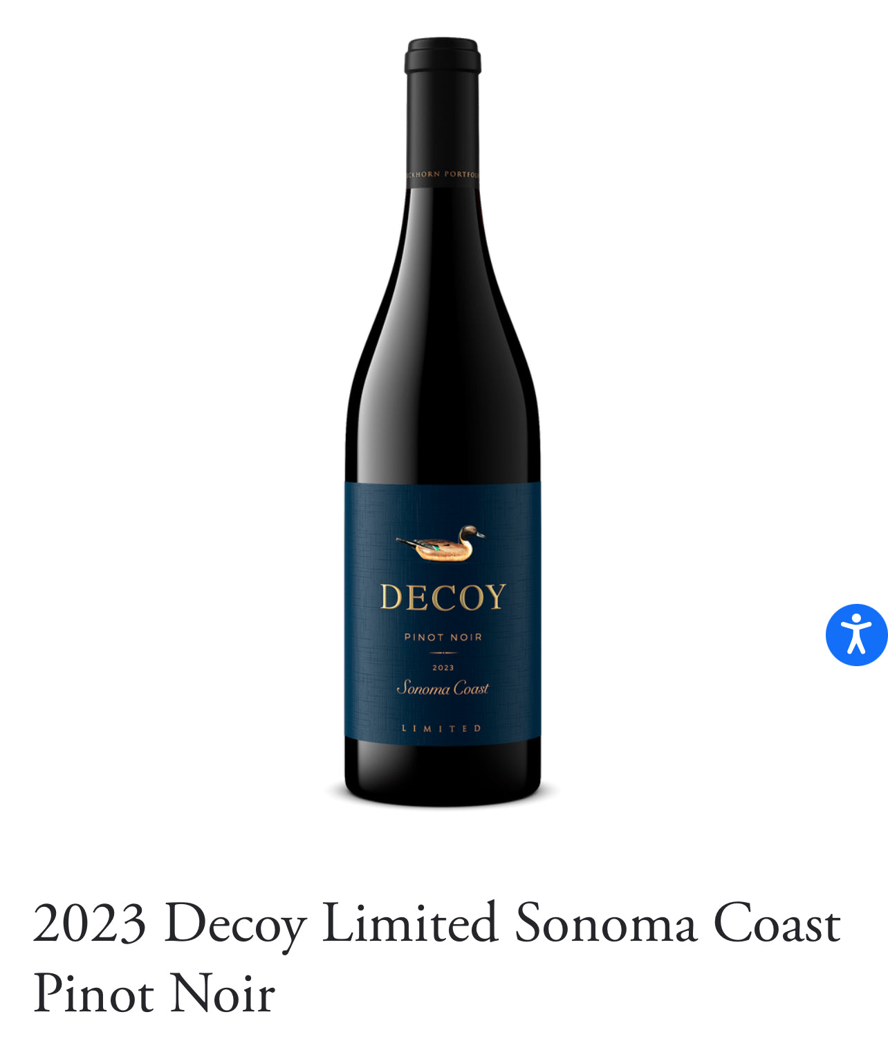 2023 Decoy Limited Sonoma Coast Pinot Noir