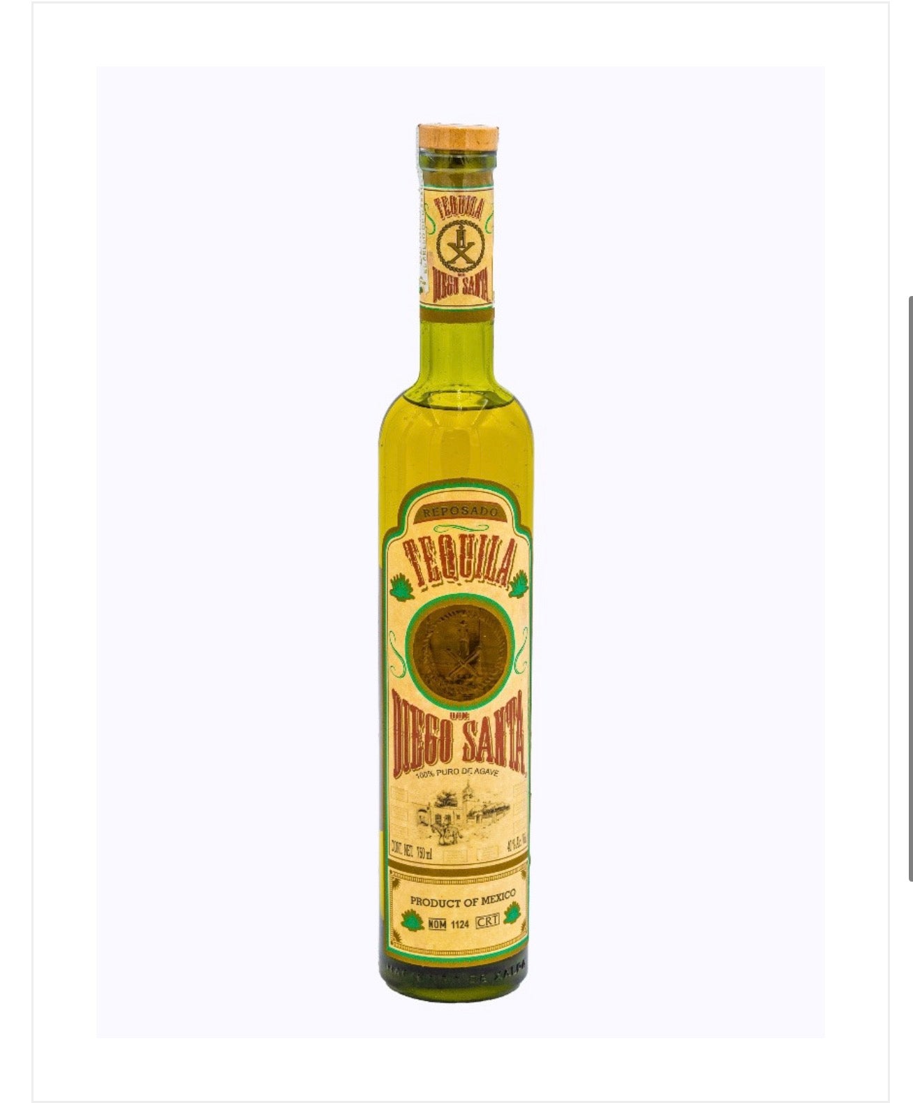 Don Diego Santa Tequila Reposado 750 Ml