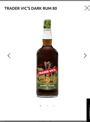 Trader Vic's Dark Rum 80 1L