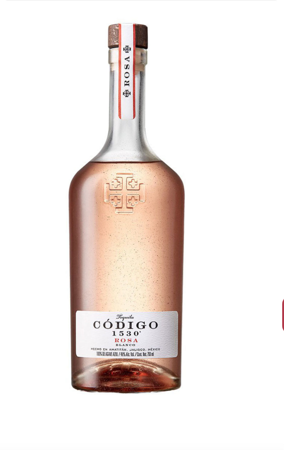 Codigo 1530 Tequila Blanco Rosa 80