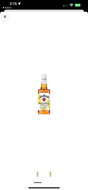 jim beam bourbon pineapple 750ml